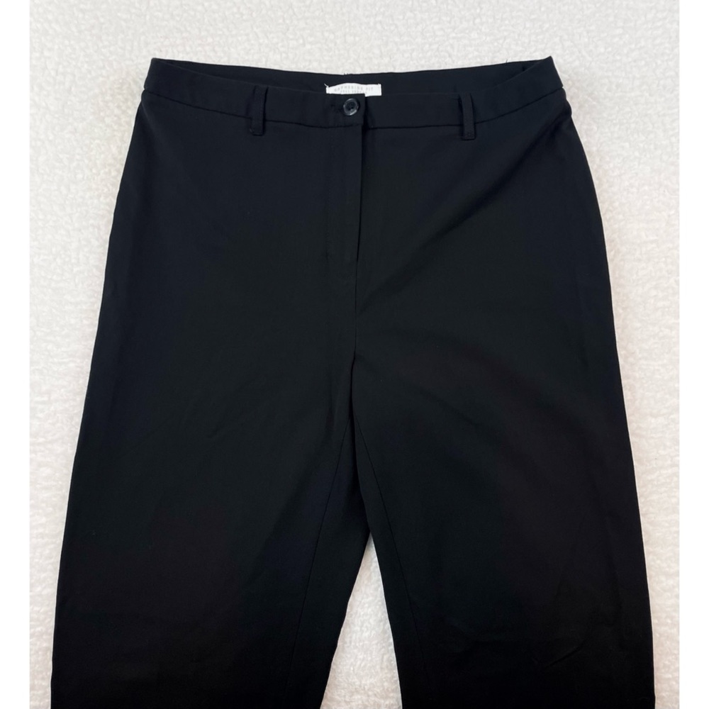 CHARTER CLUB • Black Katherine Fit Full Length Trouser Pants, 4P - Picture 5 of 10